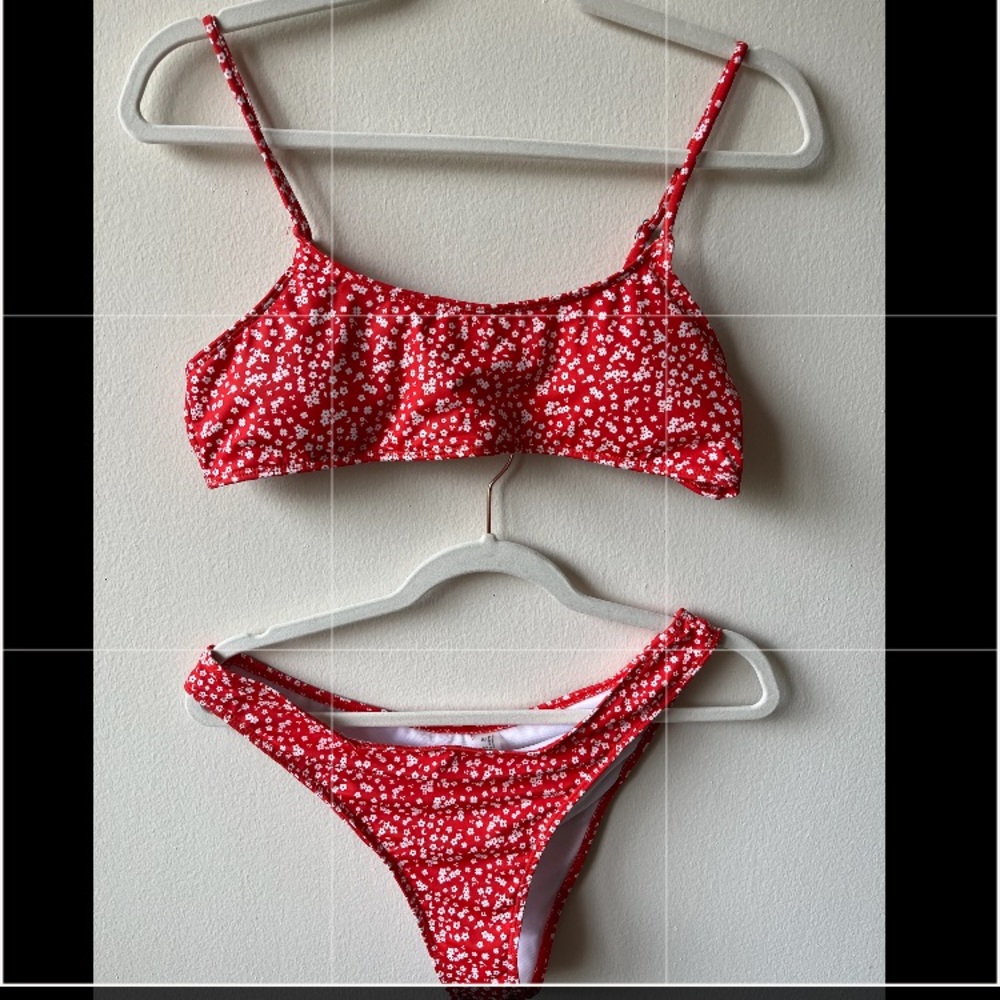 Flower Bikini with sarong